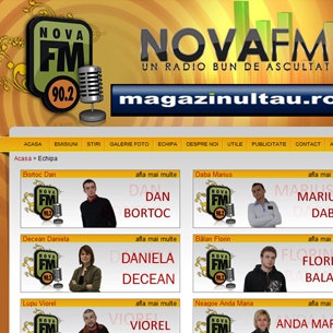 radio NovaFM - Creare pagina web